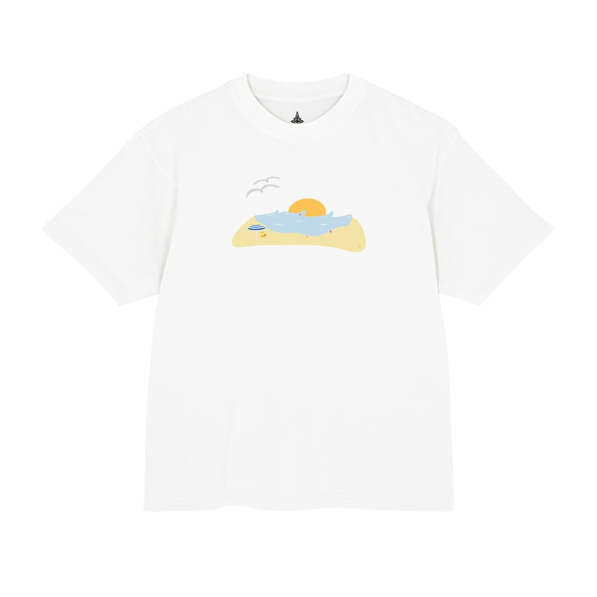 "Over the waves" Oversized Tee