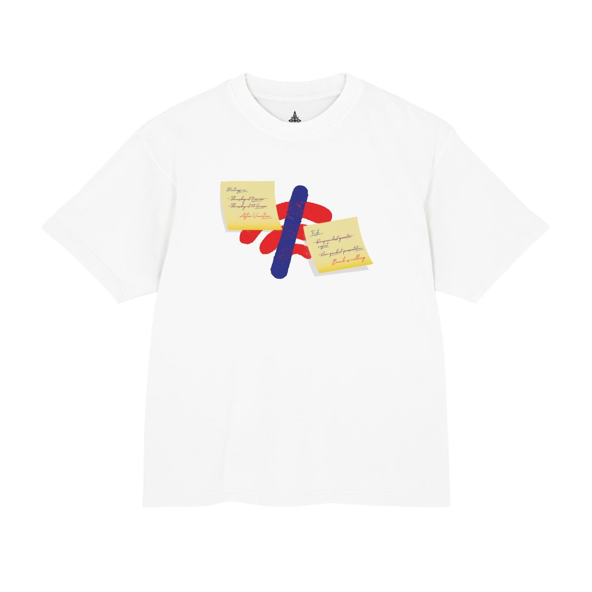 "Out of office" Oversized Tee